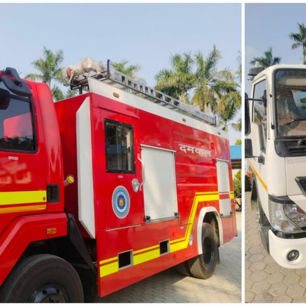 लालझाडीसँग मिलेर बेलौरीले ल्यायो दमकल, शव वाहन पनि भित्रियो