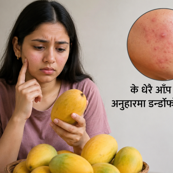 के धेरै आँप खाँदा अनुहारमा डन्डीफोर आउँछ ?