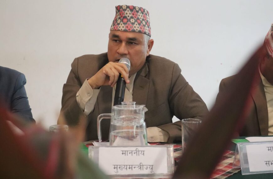 सबै दलको सहभागिता सुनिश्चित गर्न ‘बजेट सुझाव समिति’ गठन गरौं : मुख्यमन्त्री शाह