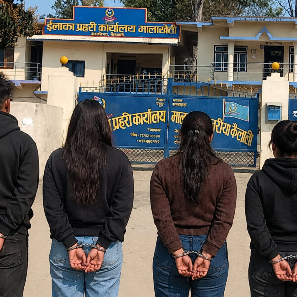 अत्तरियाको एक होटलबाट लागू औषध सहित होटल सञ्चालक र तीन युवती पक्राउ