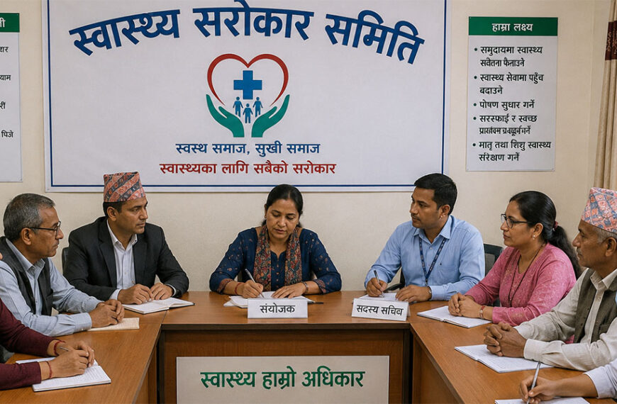 कैलालीमा मौसमी रोगबाट बच्न टोलटोलमा स्वास्थ्य सरोकार समिति