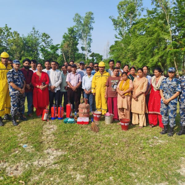 विपदका लागि सशस्त्र प्रहरीले तयार पार्यो बेलौरीका २९ जना