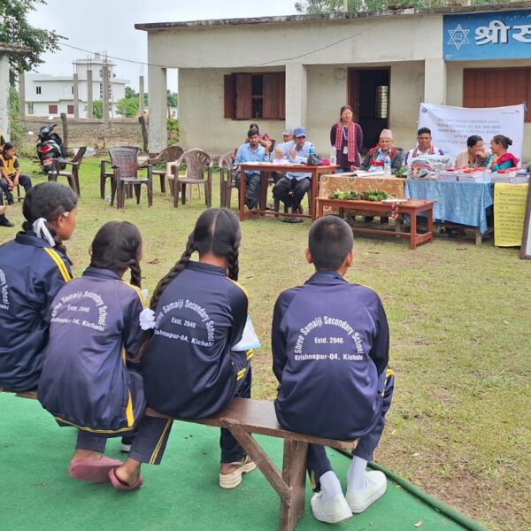 कृष्णपुरमा महिनावारी स्वच्छताका लागि सन्देशमूलक कार्यक्रम आयोजना