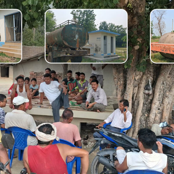 काममा चरम ढिलासुस्ती गर्ने ठेकेदारका निर्माण सामग्री स्थानीयद्धारा नियन्त्रणमा