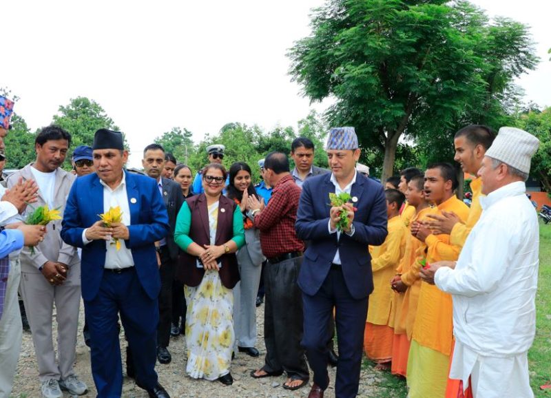 सभामुख र अध्यक्षद्वारा निर्माणाधीन दोधारा चादँनी सुक्खा&hellip;