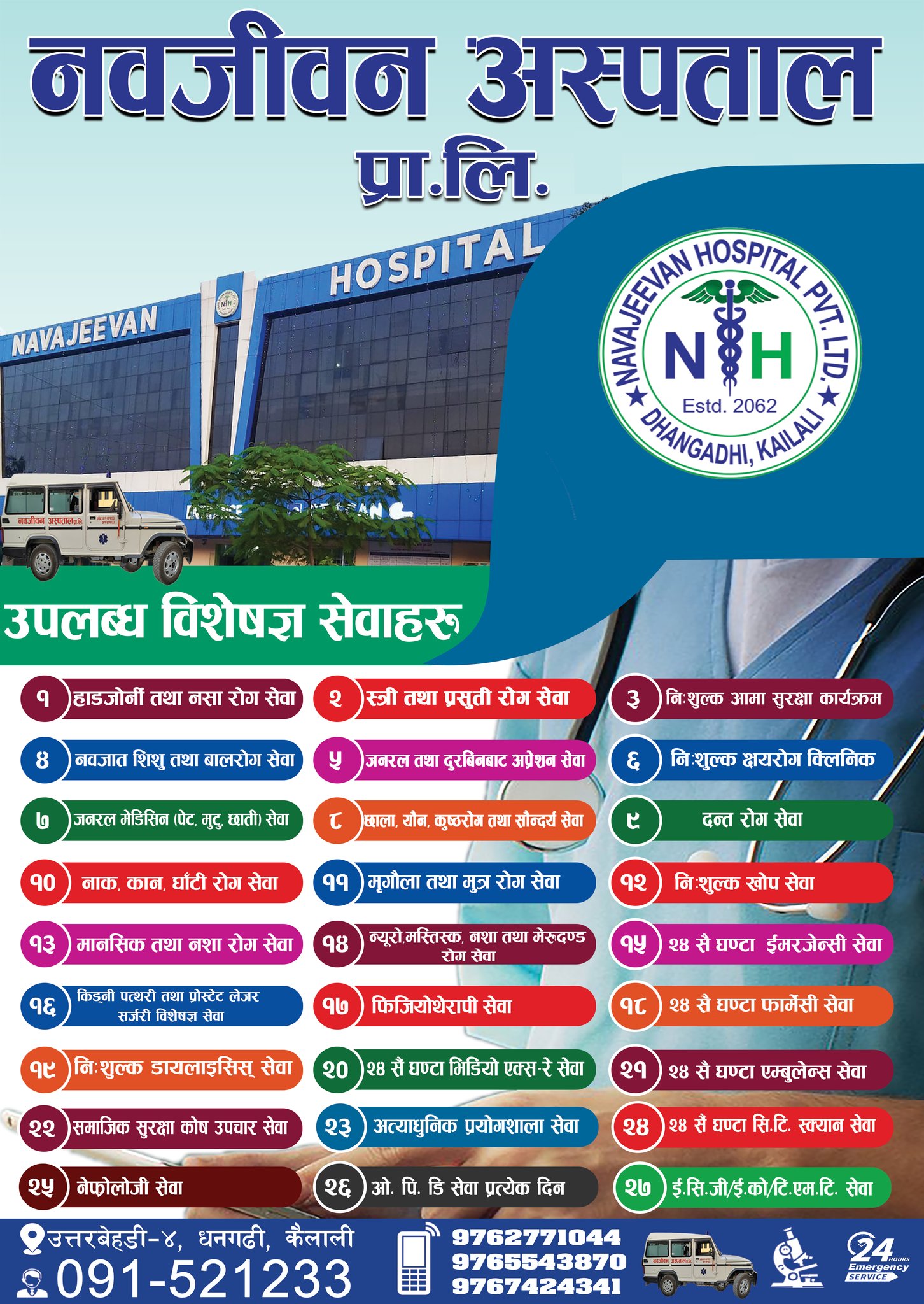 Add navajivan hospital