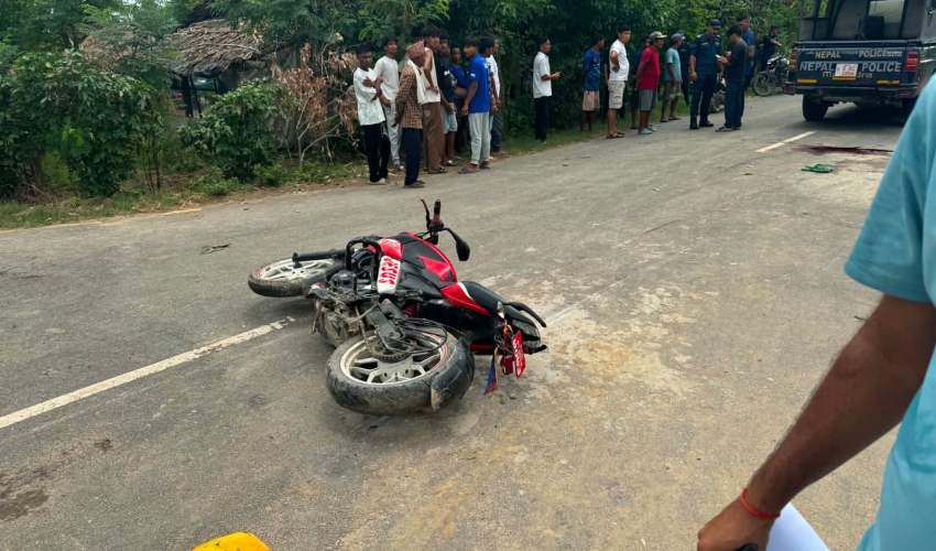 बेलौरीमा स्कुल बसको ठक्करबाट एक जना गम्भीर&hellip;