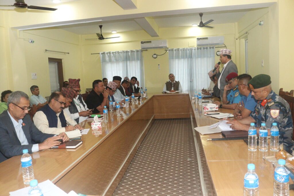 मनसुन पूर्वतयारी तथा प्रतिकार्य प्रादेशिक कार्ययोजना अनुमोदन