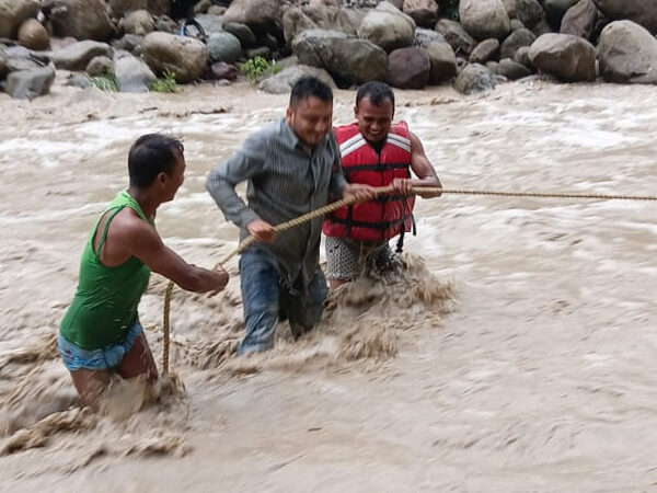 गोदावरी नदीबाट एक जनाको उद्धार