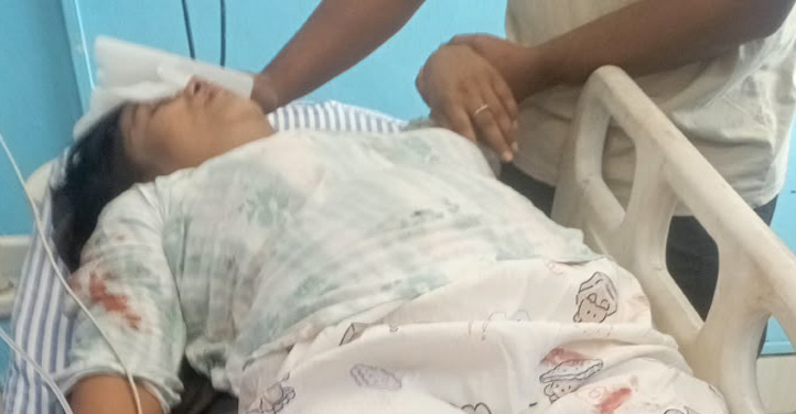 धनगढीमा मोटरसाइकलको ठक्करबाट युवती घाइते