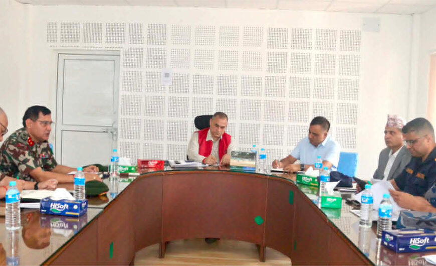 सुदूरपश्चिममा सुरक्षा सतर्कता बढाउन मुख्यमन्त्री शाहको निर्देशन
