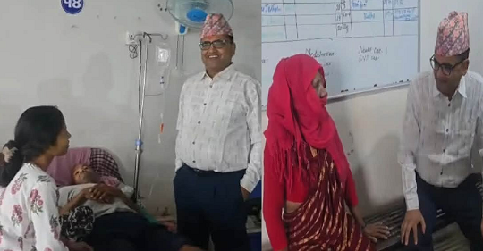 तीन दिनपछि पुनः सेती अस्पतालको निरिक्षण गर्न पुगे मुख्यमन्त्री भट्ट