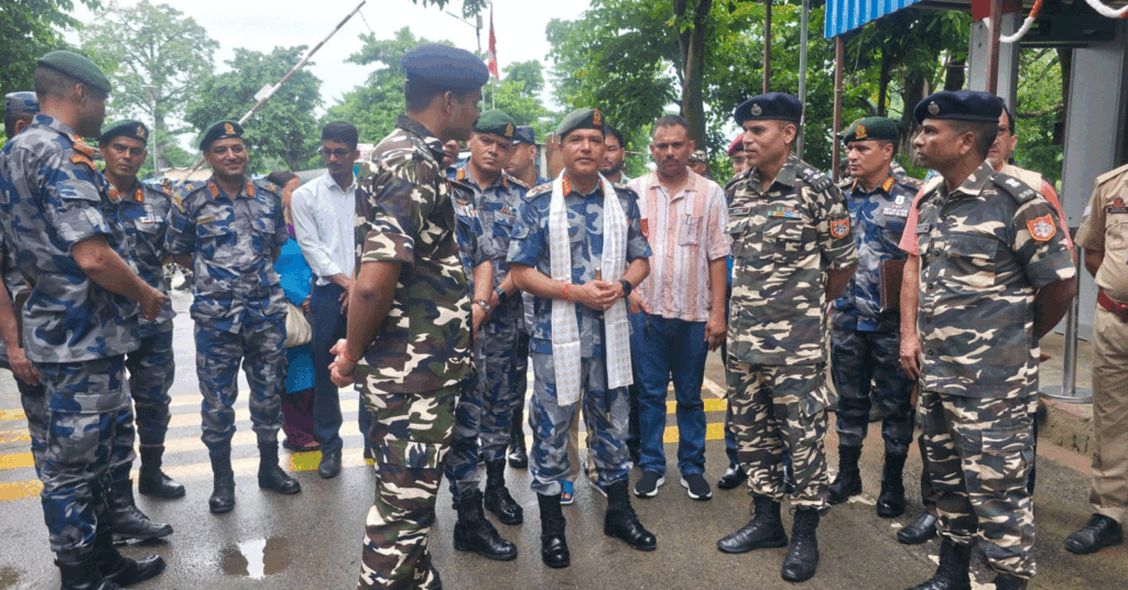 सशस्त्र प्रहरी महानिरीक्षक पौडेलले गरे त्रिनगर नाकाको&hellip;