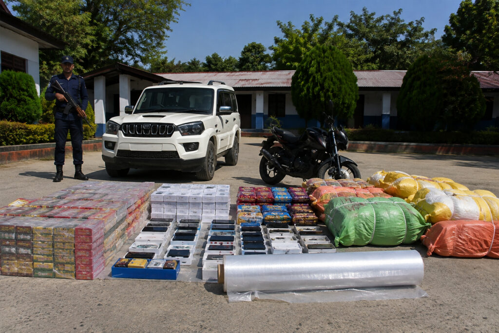 कञ्चनपुरमा ३० लाखका भन्सार छलीका सामान बरामद