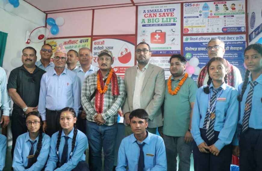 पञ्चोदयमा निसर्गले स्थापना गर्‍यो प्राथमिक उपचार कक्ष