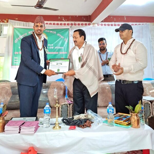 सामाजसेवी गणेश जिमी साउँद सम्मानित