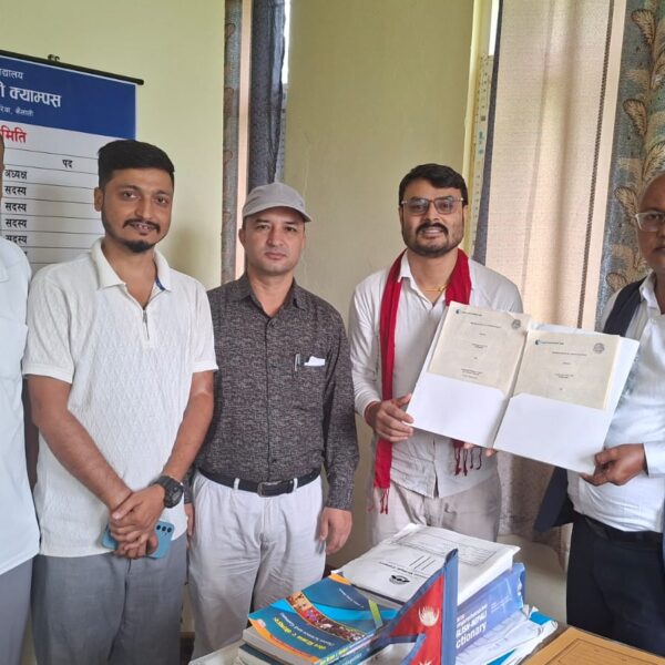 युथ इनोभेसन ल्याब र दुर्गालक्ष्मी क्याम्पसबीच समझदारी पत्रमा हस्ताक्षर