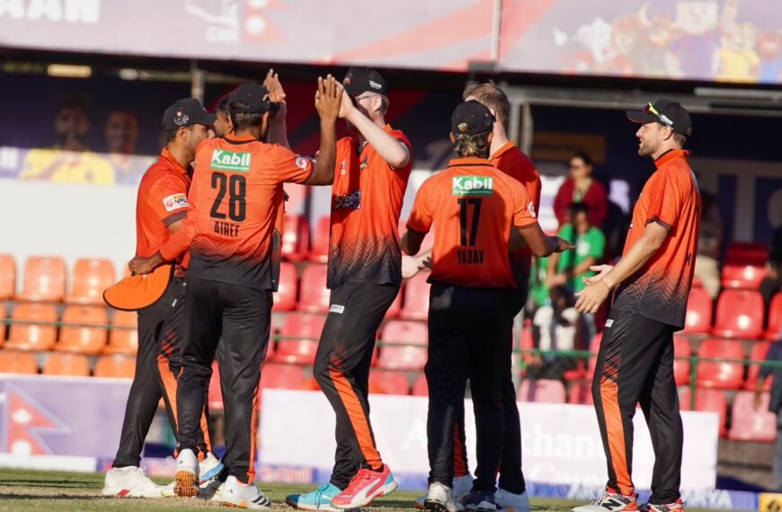 विराटनगरमाथि चितवनको ८ रनको रोमाञ्चक जित
