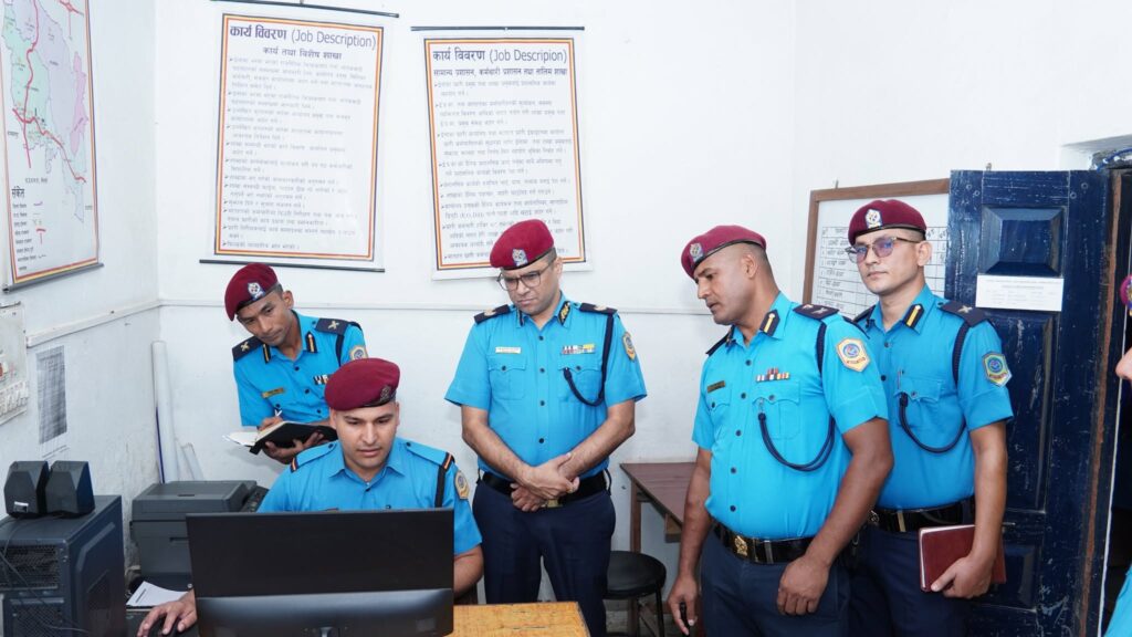 सुदूरपश्चिम प्रहरी प्रमुख भट्टराईद्वारा मालाखेती प्रहरी कार्यालयको…