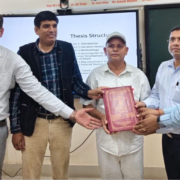 दुर्गालक्ष्मीका पूर्वक्याम्पस प्रमुख कडायतले अर्थशास्त्रमा गरे विद्यावारिधि