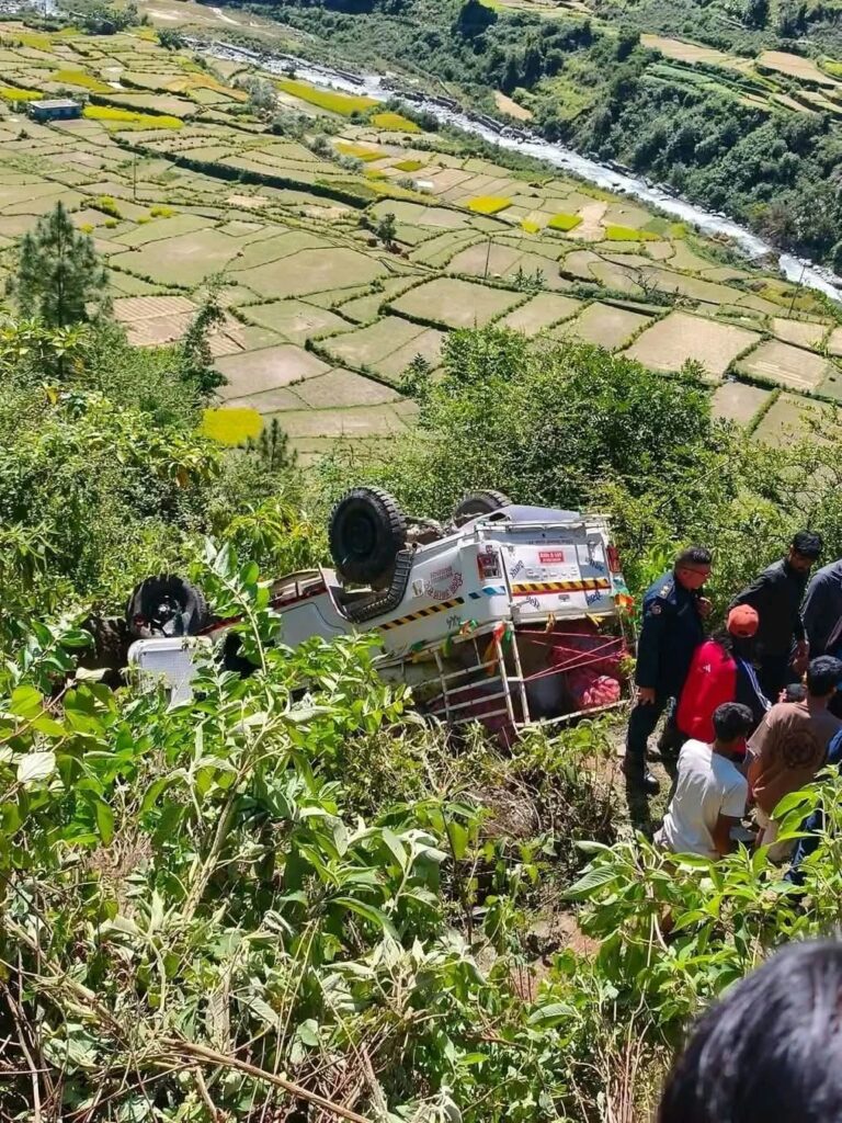 बझाङमा जिप दुर्घटना हुँदा चालकको मृत्यु