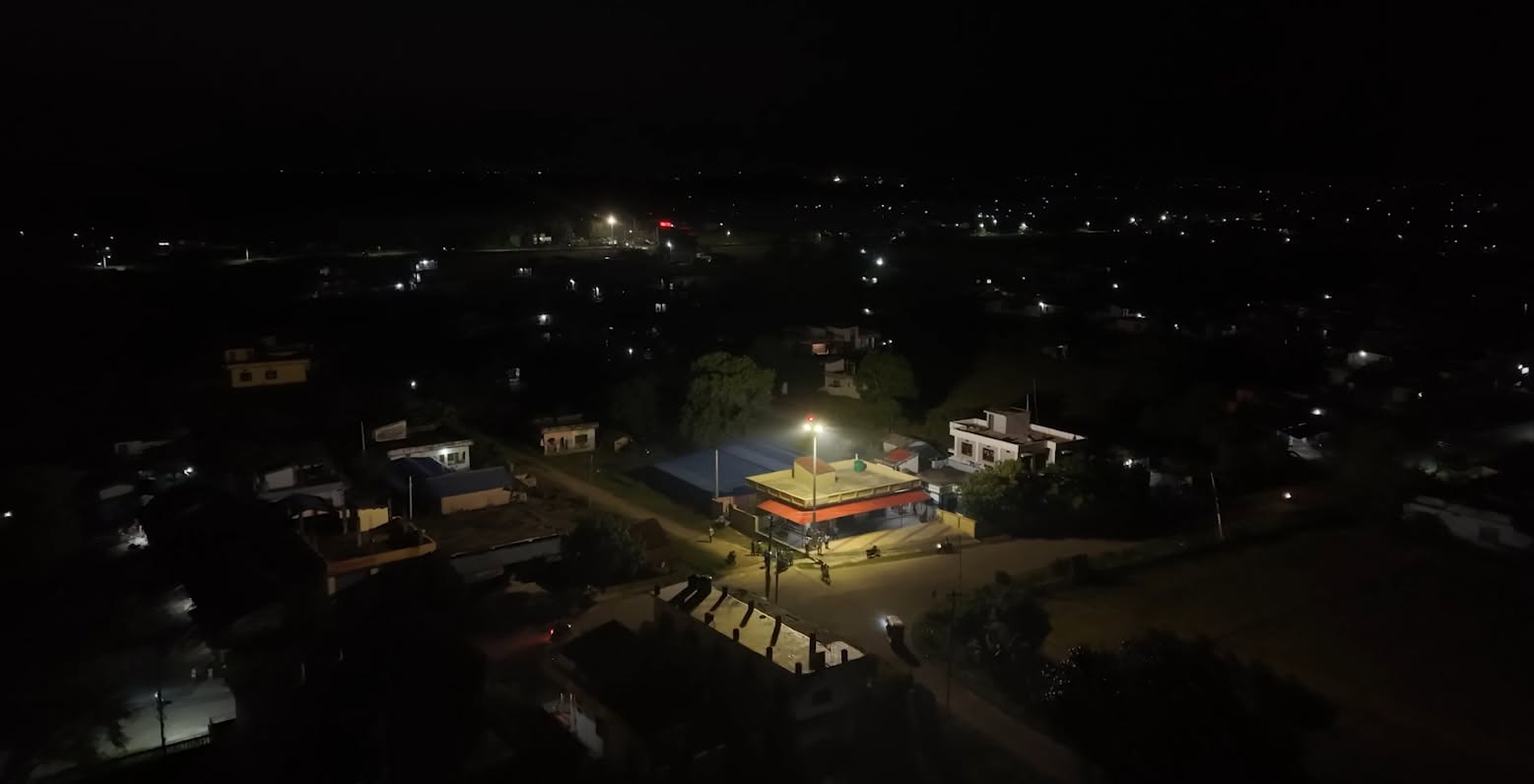 धनगढीको ढुङ्गे बजारमा ३७ औँ हाइमास लाइट जडान