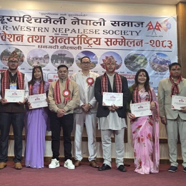 सुदूरपश्चिमेली नेपाली समाज अन्तर्राष्ट्रिय समितिको अध्यक्षमा पाण्डेय चयन